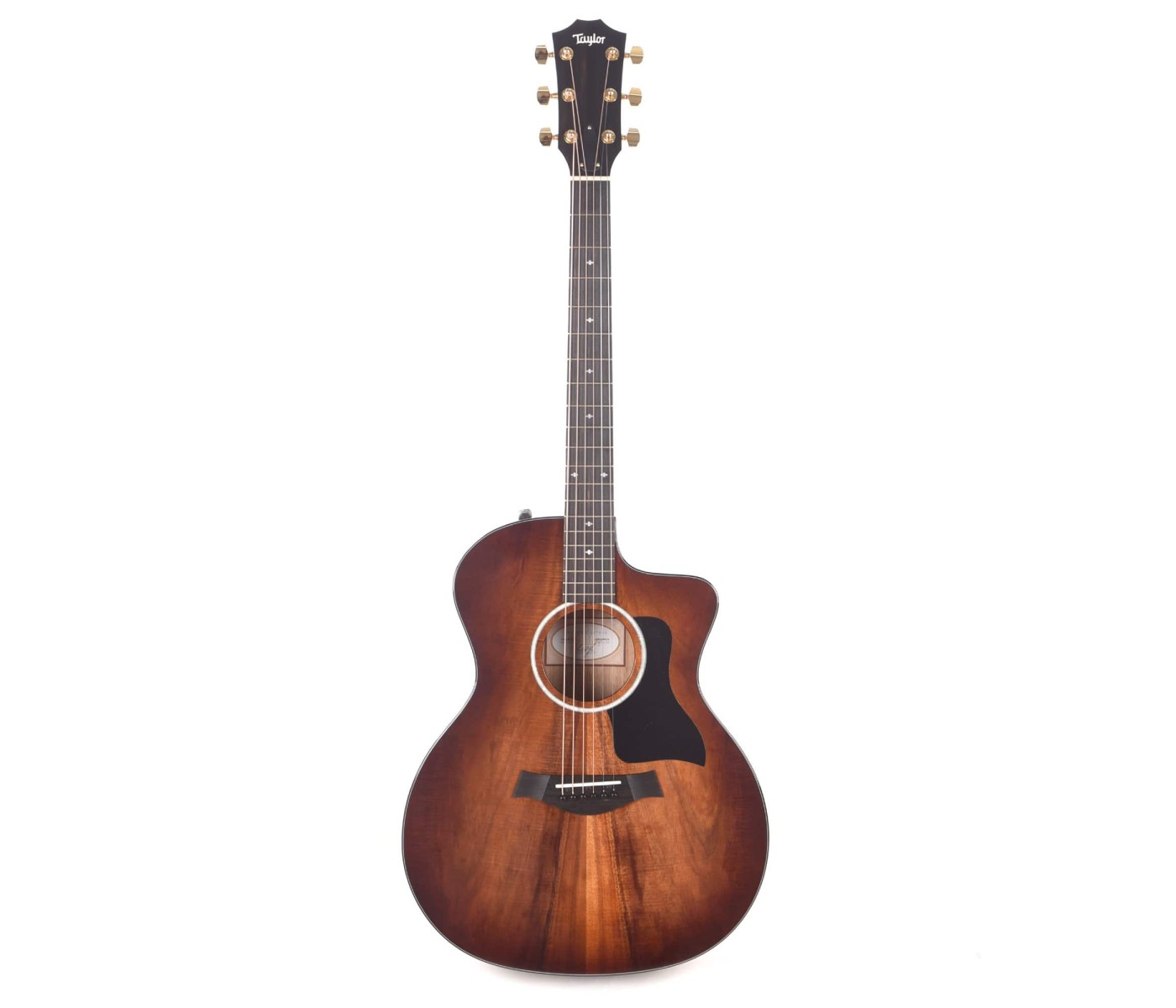 Taylor 224ce K DLX Grand Auditorium Acoustic Electric Guitar Hawaiian Koa Edgeburst
